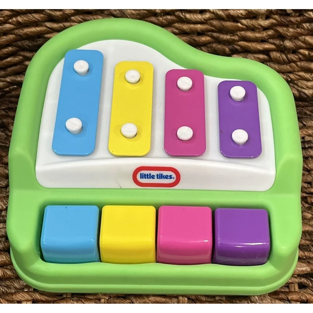 Little Tikes Tap-A-Tune Piano‎ Baby Toddler Toy Instrument Green #642899 EUC!